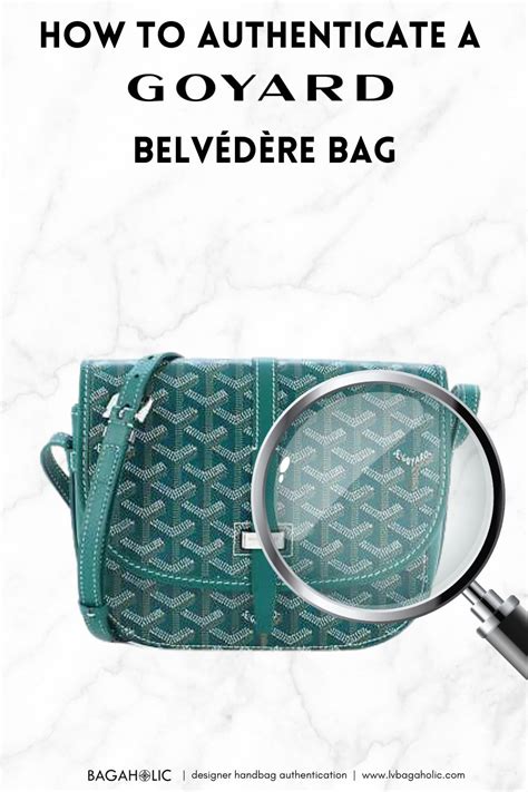 How to Authenticate a Goyard Belvédère bag – Bagaholic